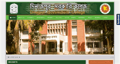Desktop Screenshot of dgc.edu.bd